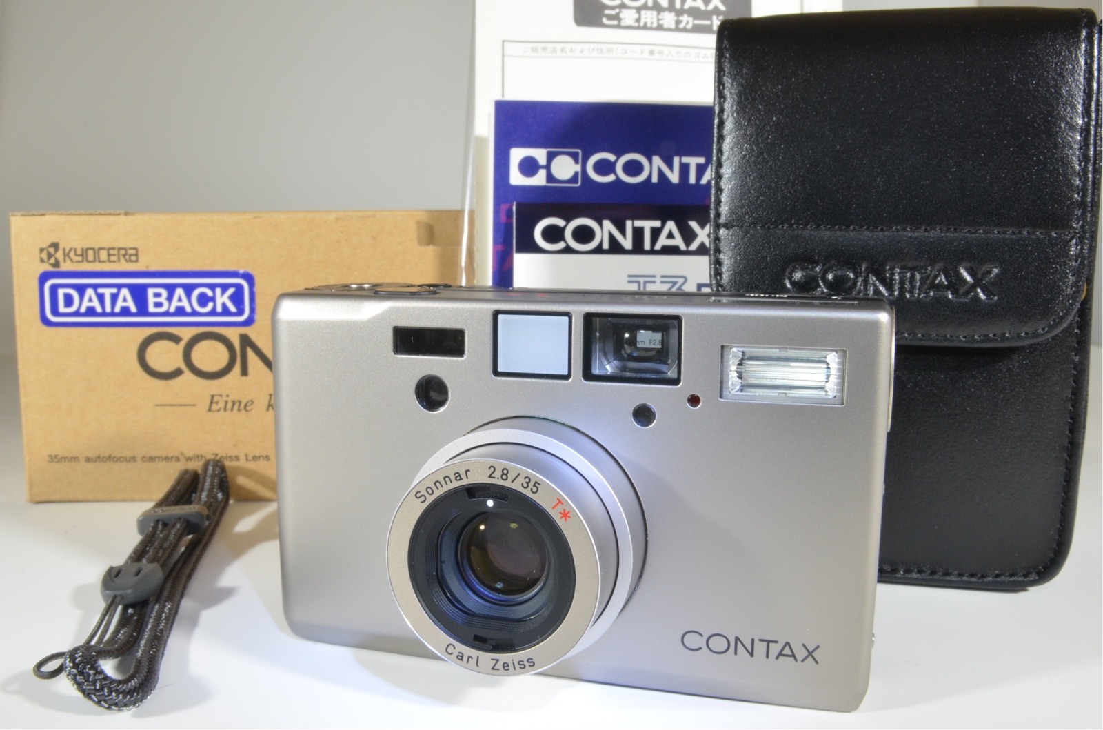 contax t3 data back point & shoot 35mm film camera
