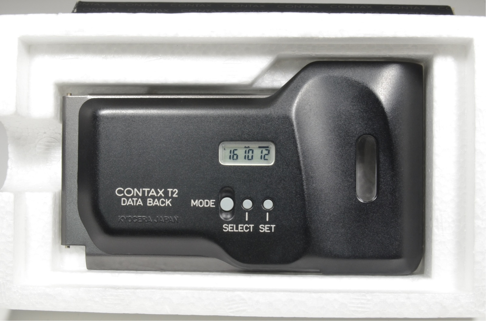 CONTAX T2 Data Back Panel Titanium Black a0426 SuperB JAPAN CAMERA