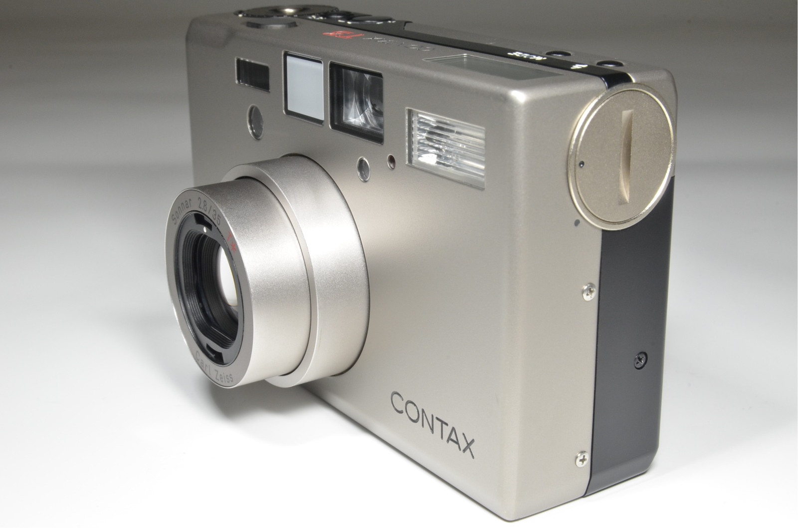 contax t3 point & shoot 35mm film camera double teeth