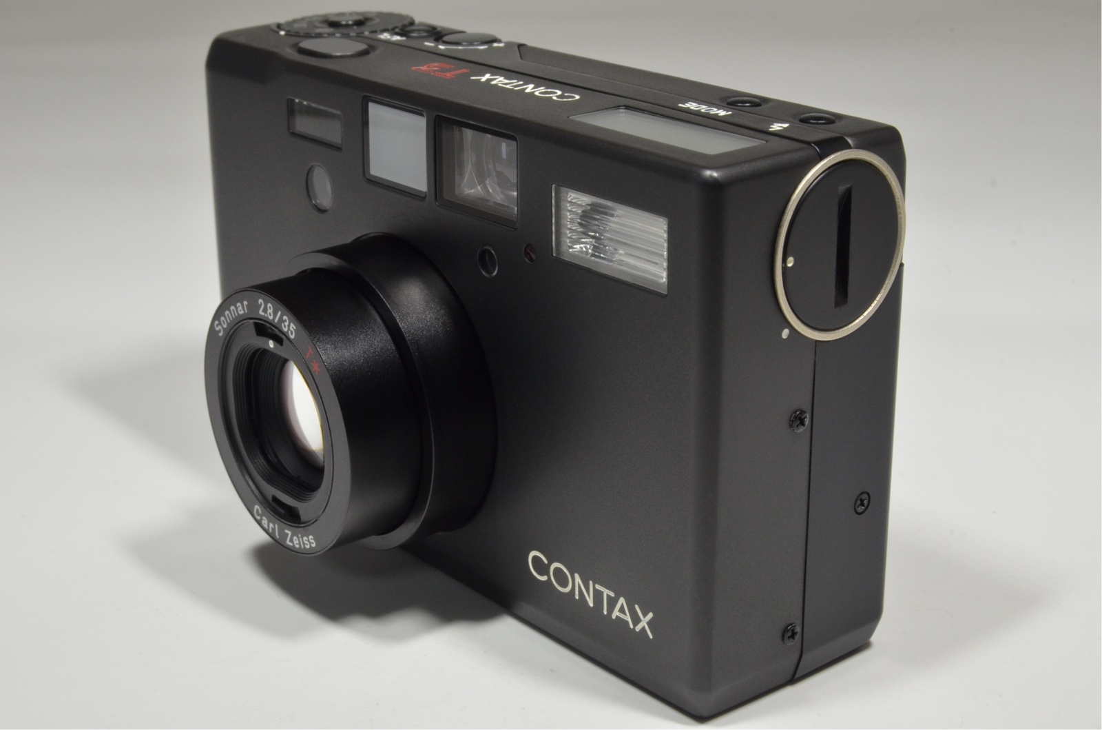 contax t3 titanium black double teeth 35mm film camera