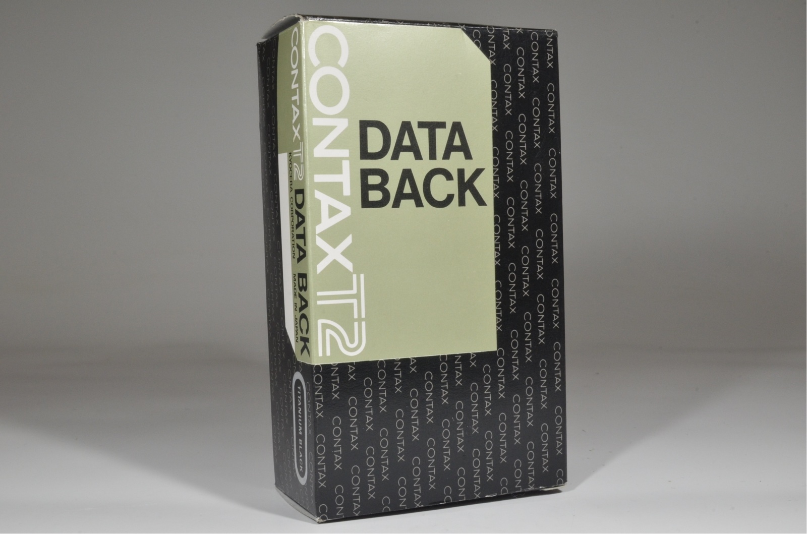 contax t2 data back panel titanium black