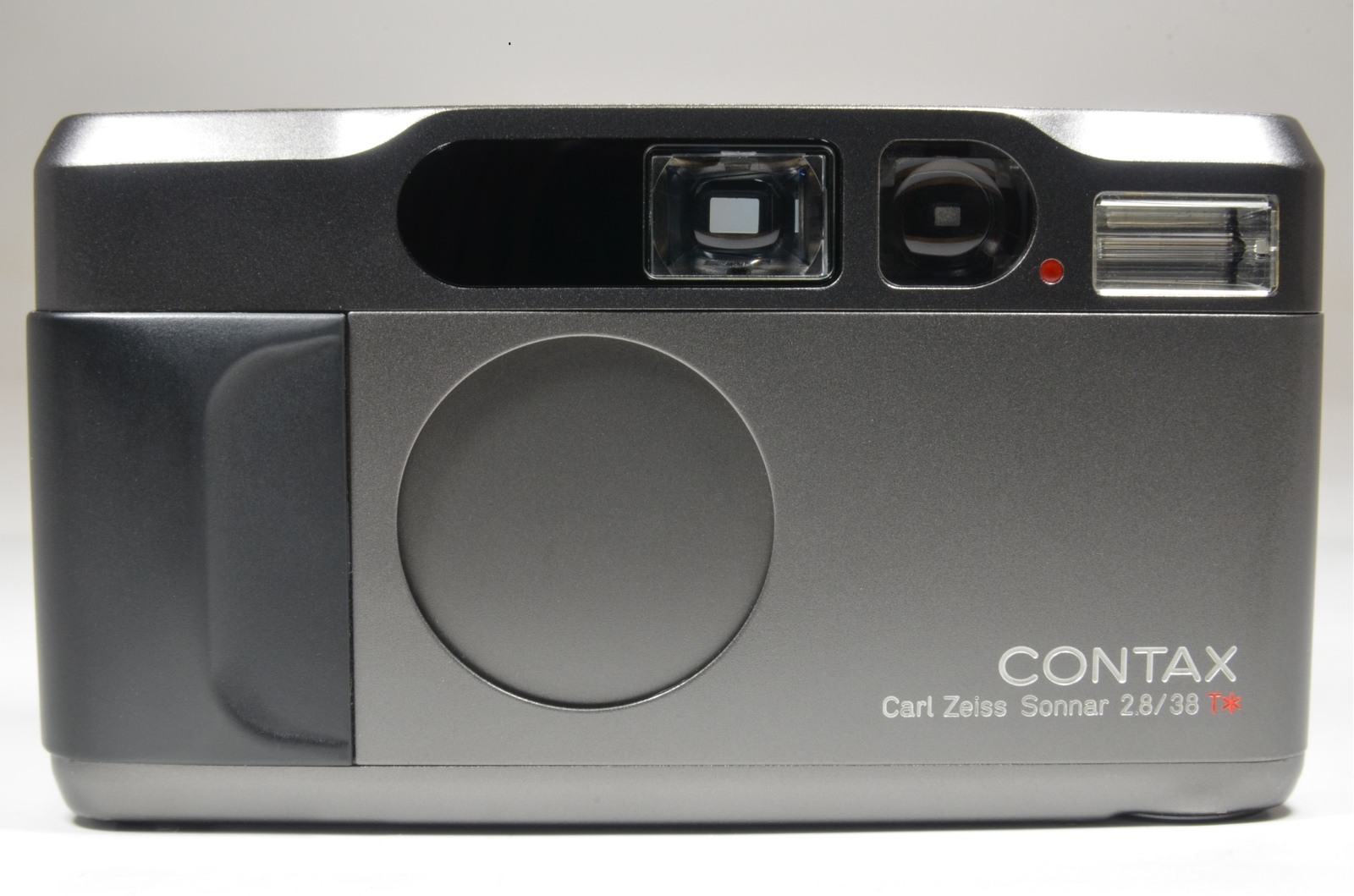 contax t2 titanium black 35mm film camera with full leather case