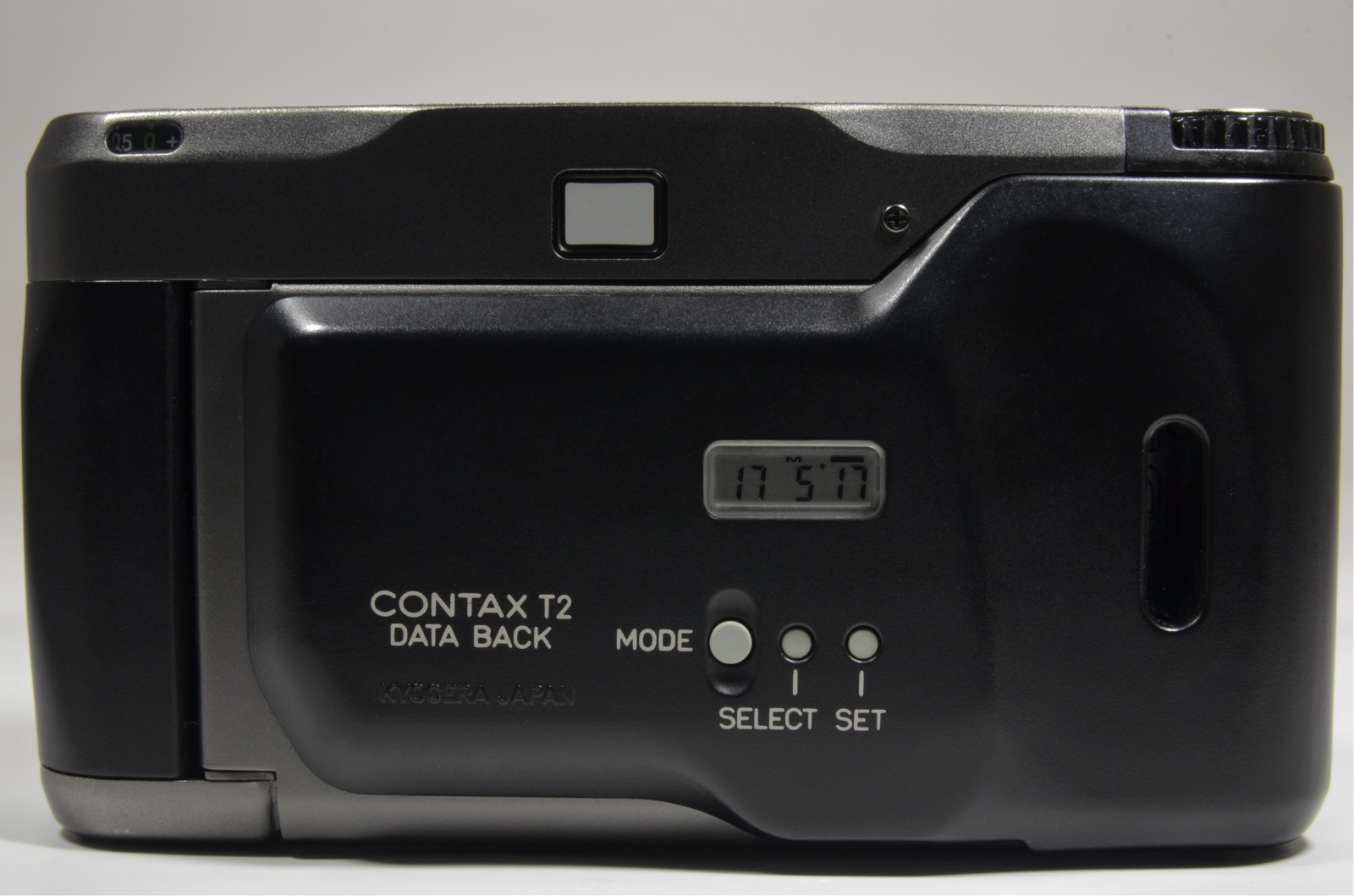 contax t2 titanium black data back p&s 35mm film camera