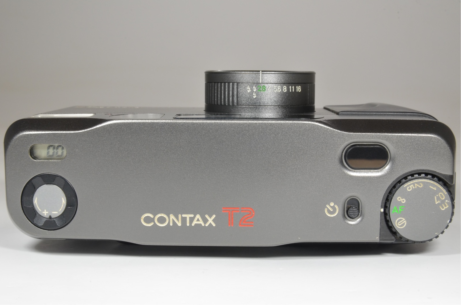 contax t2 titanium black data back p&s 35mm film camera