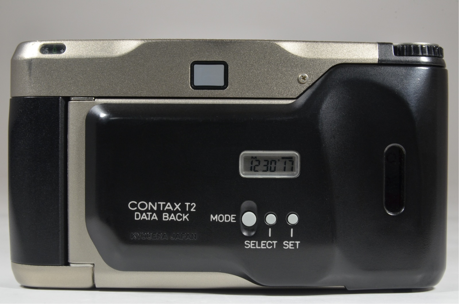 contax t2 data back p&s 35mm film camera full leather case