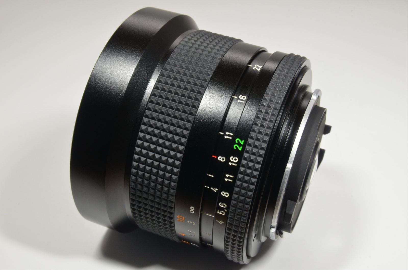 contax carl zeiss distagon t* 18mm f4 mmj with 70/86 ring and filter