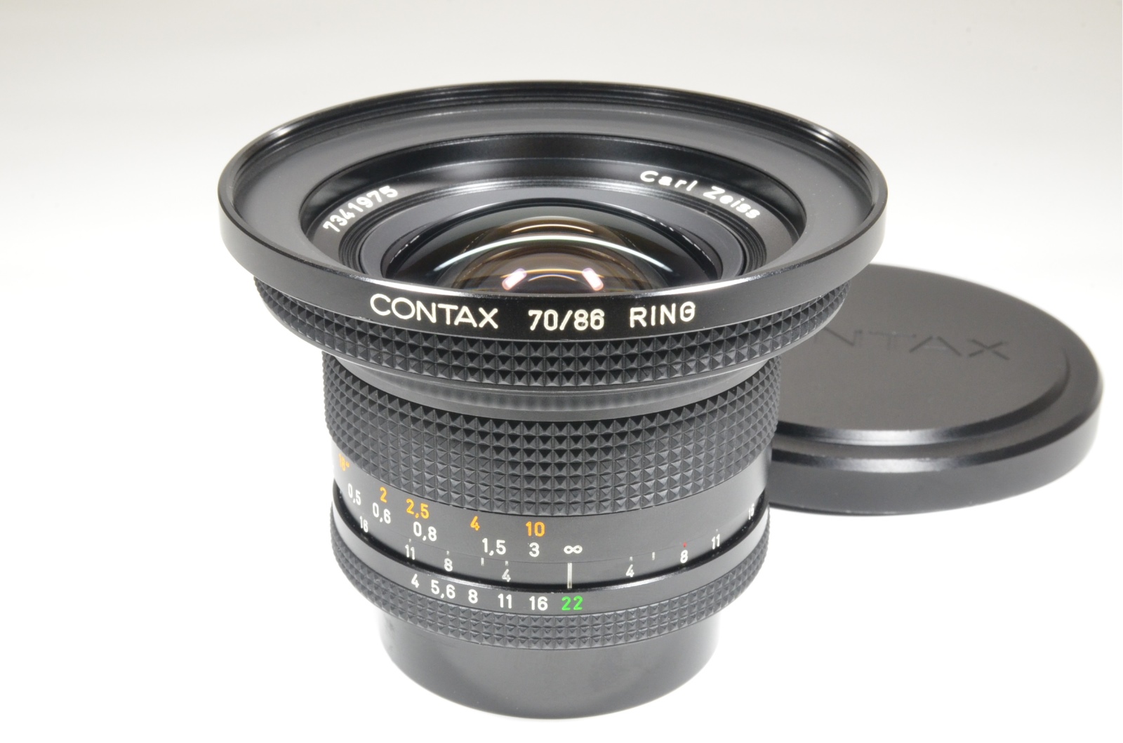 contax carl zeiss distagon t* 18mm f4 mmj with 70/86 ring