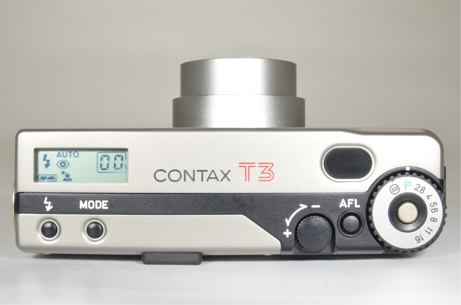 contax t3 titanium silver double teeth 35mm camera film tested