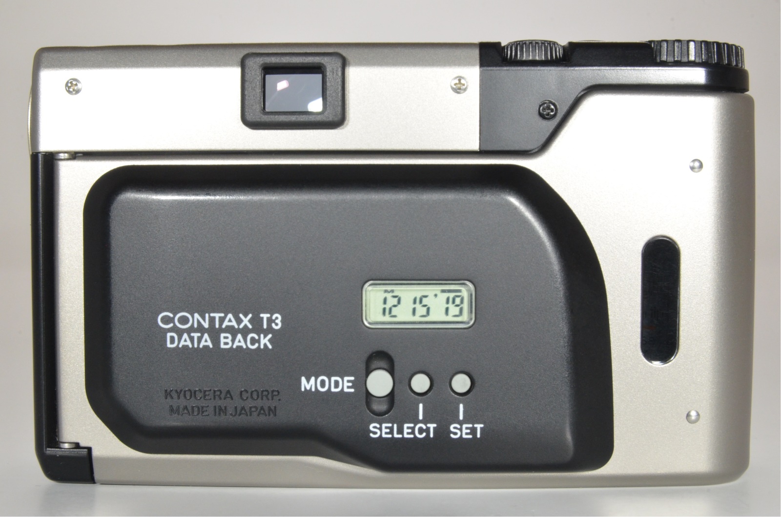 contax t3 titanium silver double teeth data back shooting tested