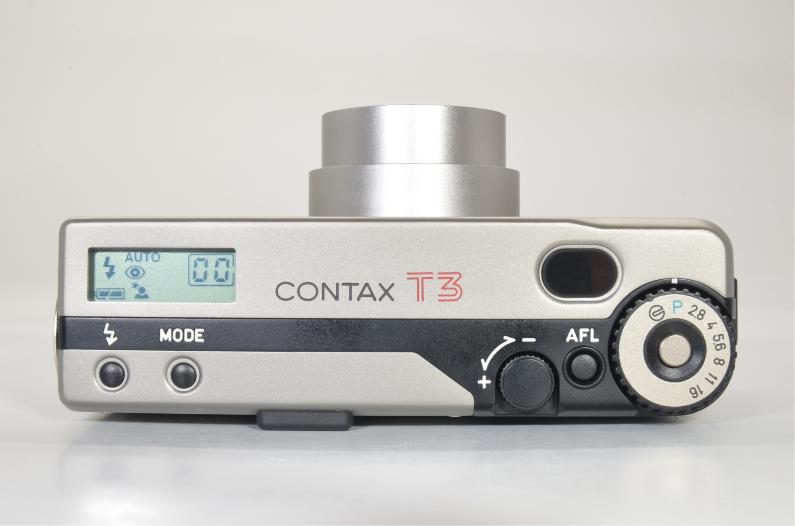 contax t3 titanium silver 35mm film camera mint shooting tested