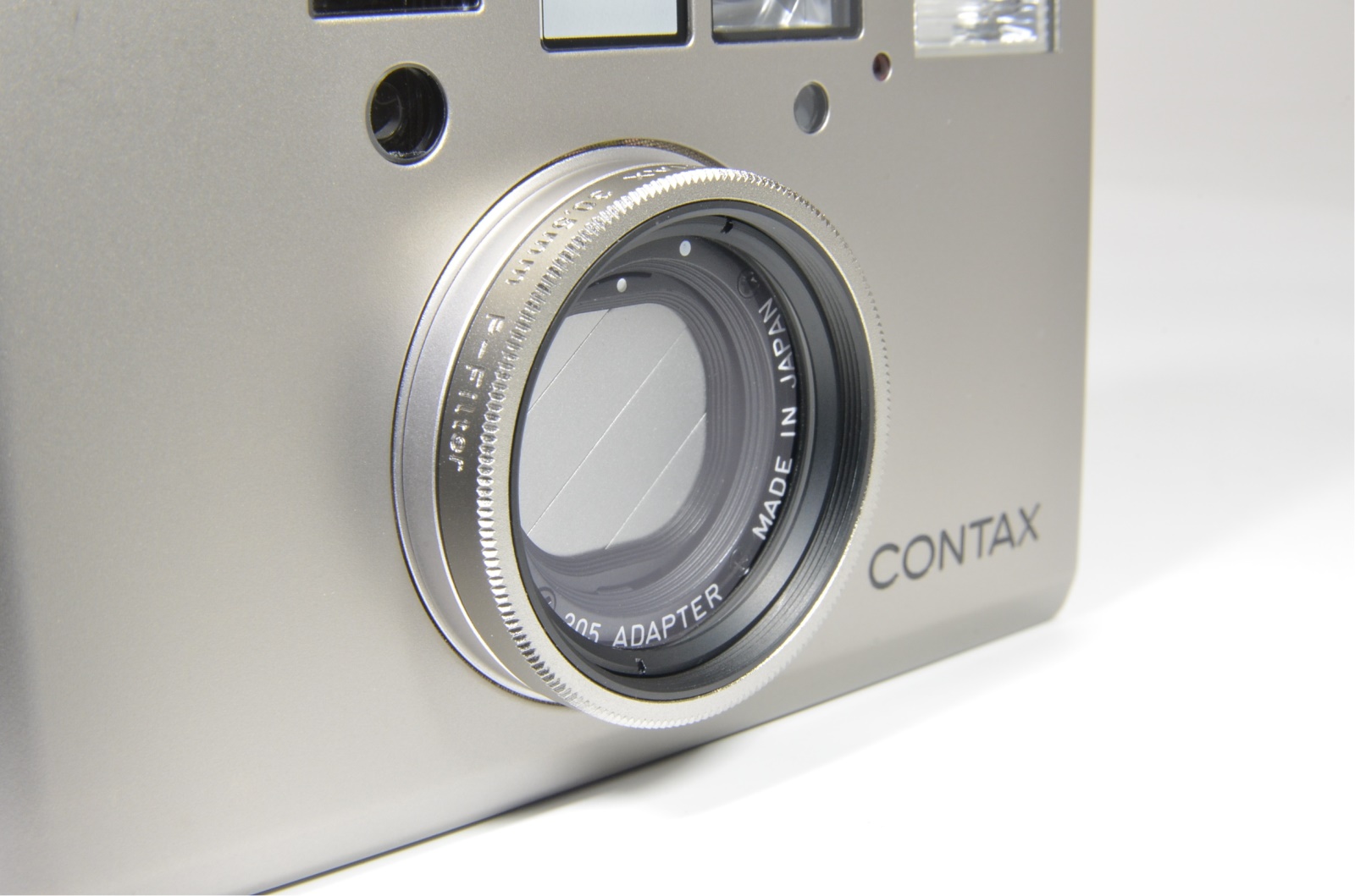 contax t3 silver 35mm film camera with cc-82 case overhauled shooting tested