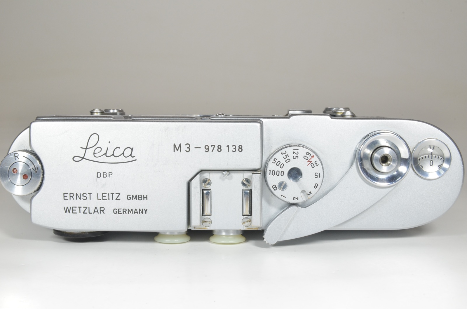 leica m3 single stroke year 1959 rangefinder s/n 978138 with strap