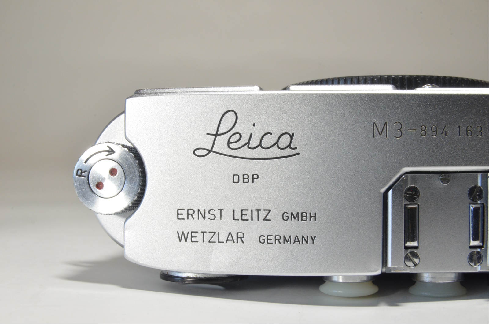 leica m3 double stroke s/n 894163 year 1957 the camera cla'd recently