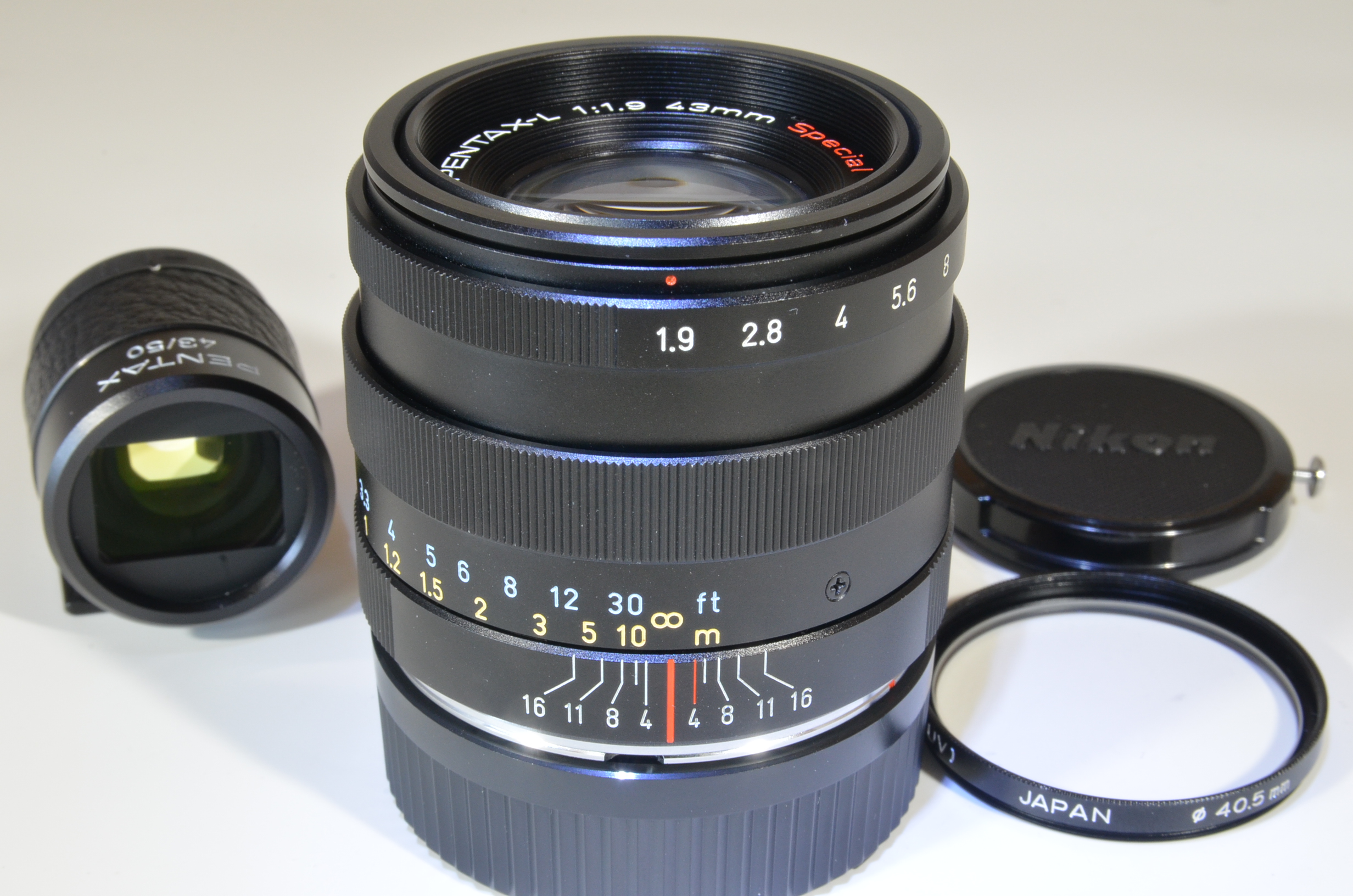 pentax smc 43mm f1.9 special w/ finder l39 for leica