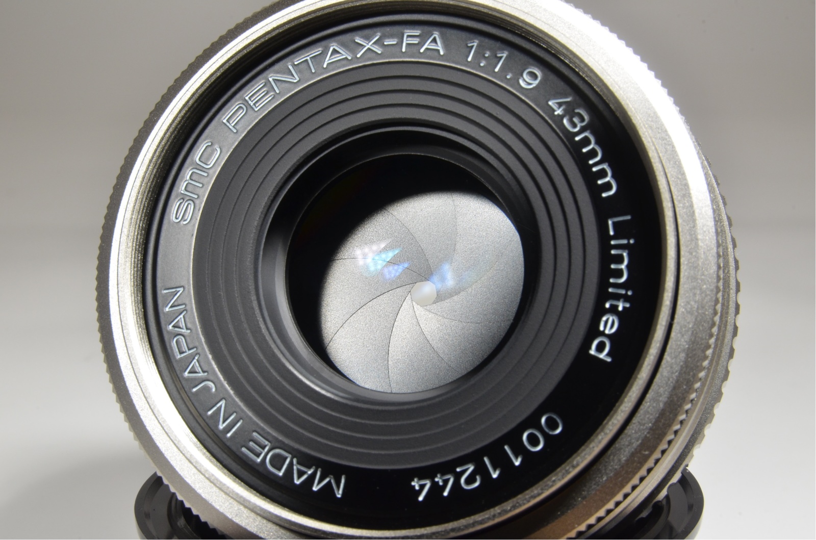pentax smc fa 43mm f1.9 limited lens made in japan