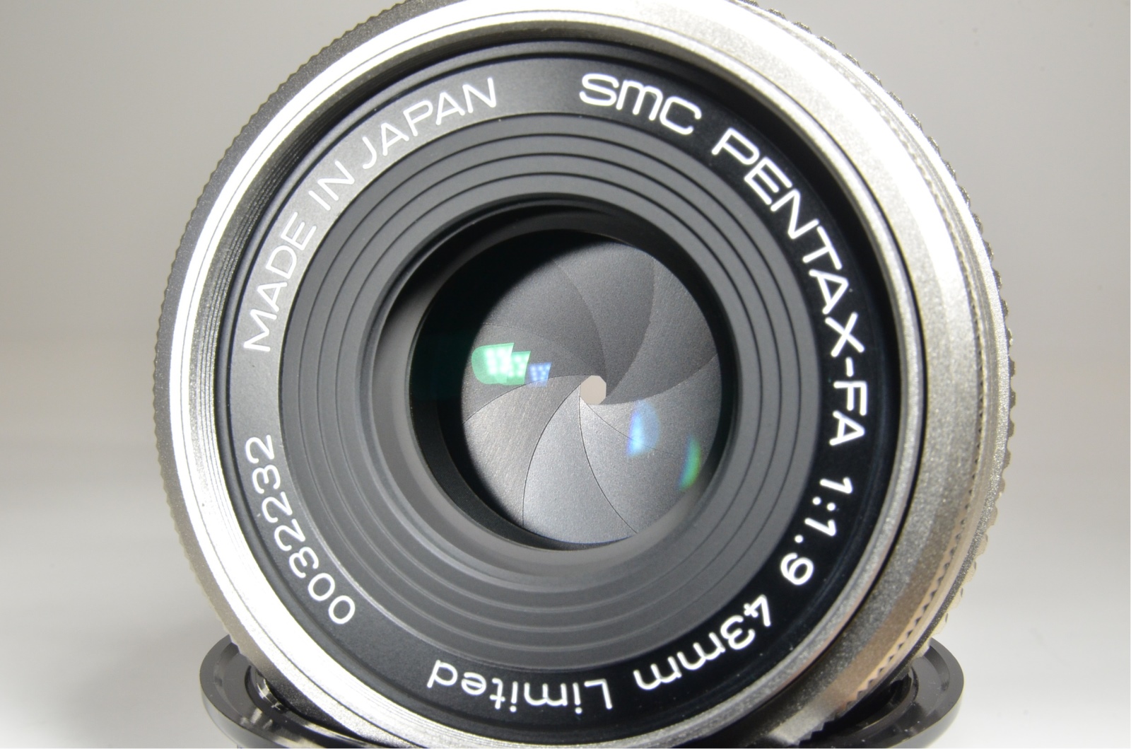 pentax smc fa 43mm f1.9 limited lens made in japan in boxed