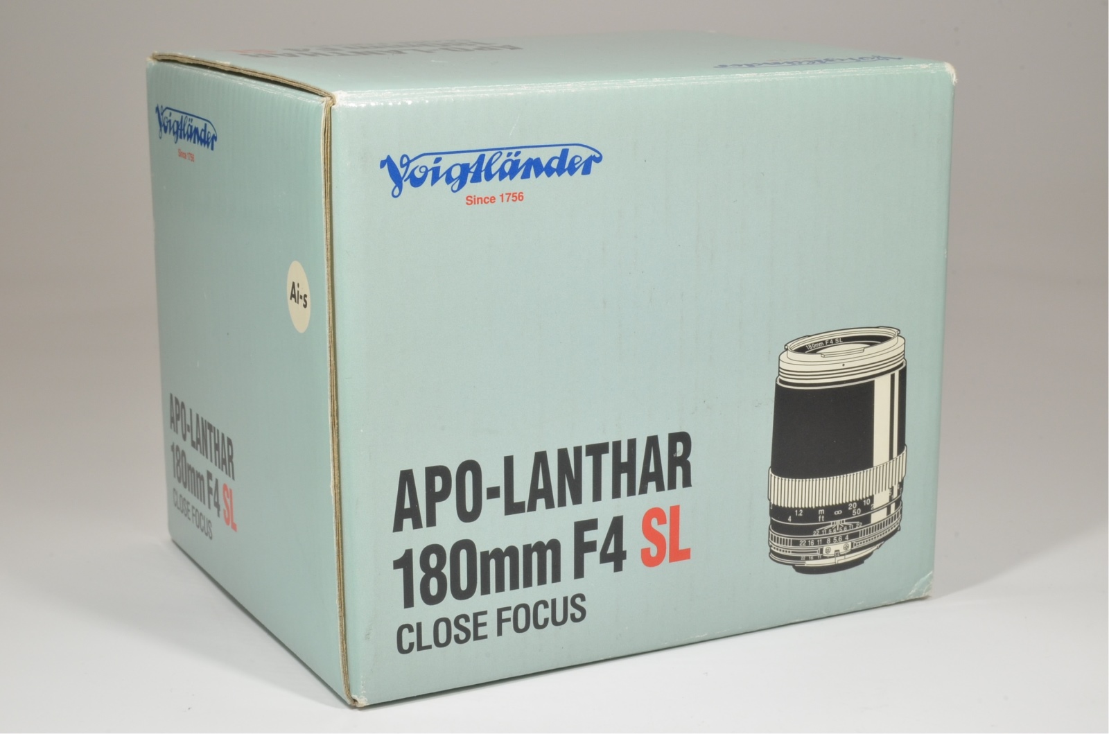 voigtlander apo-lanthar 180mm f/4 sl for ai-s nikon in boxed