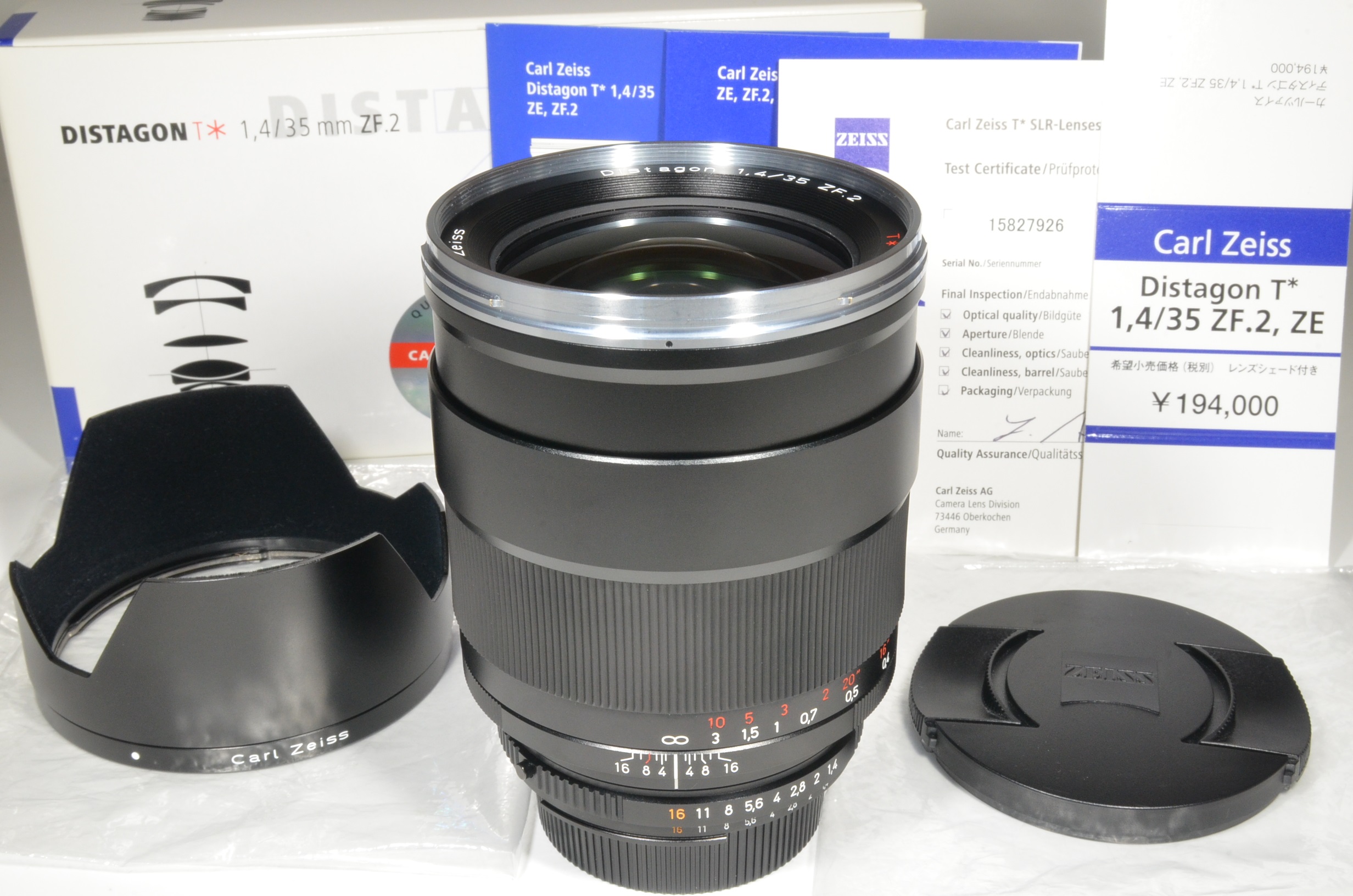 carl zeiss distagon t* 35mm f1.4 zf.2 for nikon lens