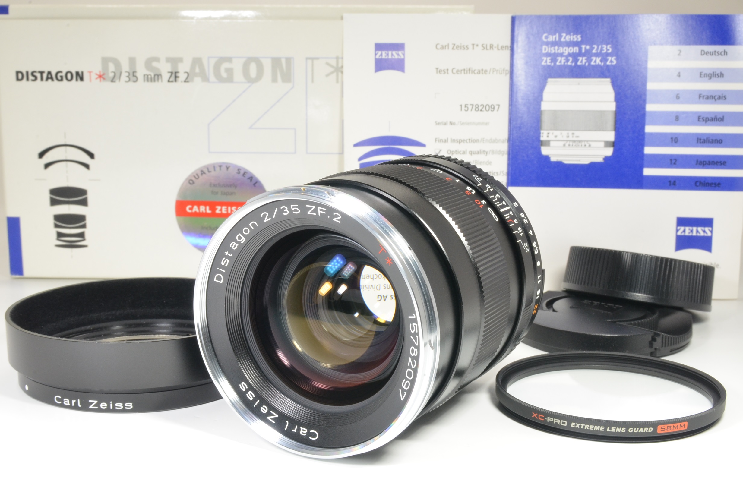 carl zeiss distagon t* 35mm f2 zf.2 lens for nikon f mount