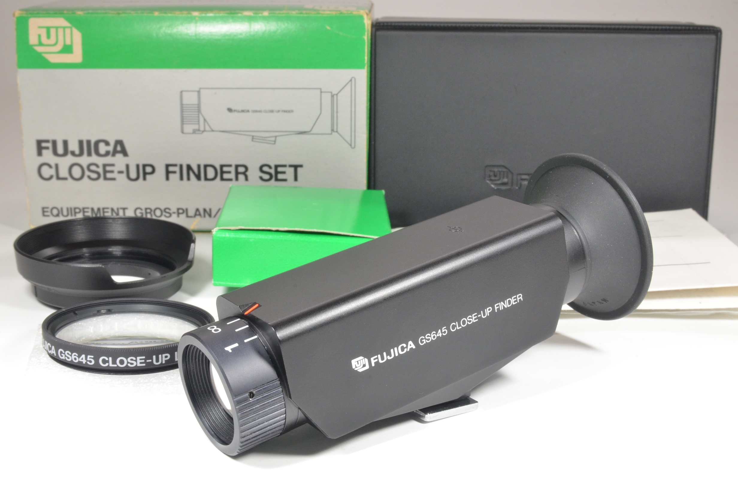 fuji fujifilm fujica gs645 close-up finder set very rare!