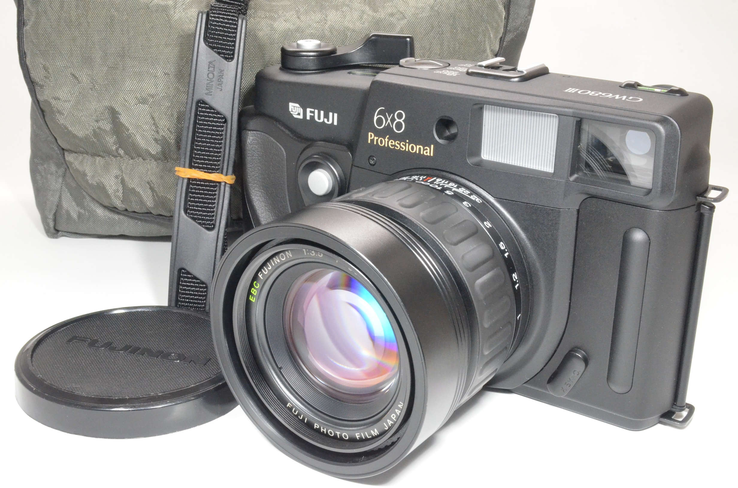 fuji fujifilm gw680iii 90mm f3.5 count 025 medium format camera cla'd recently