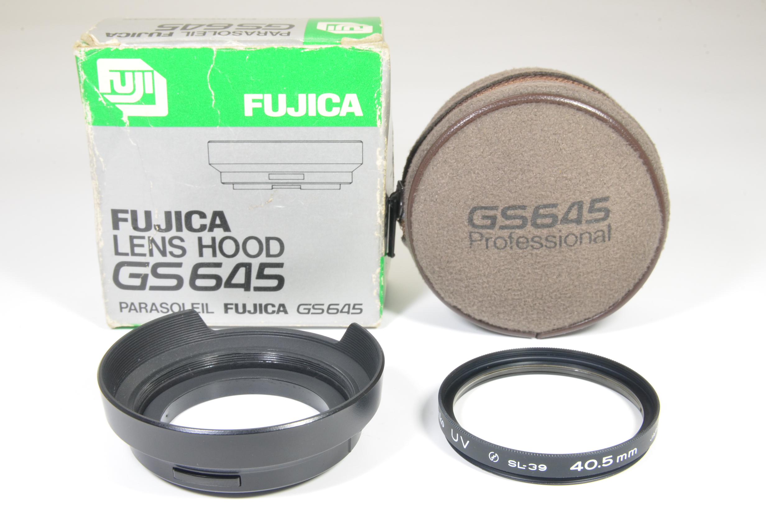 fujifilm fuji fujica gs645 lens hood and lens filter for gs645