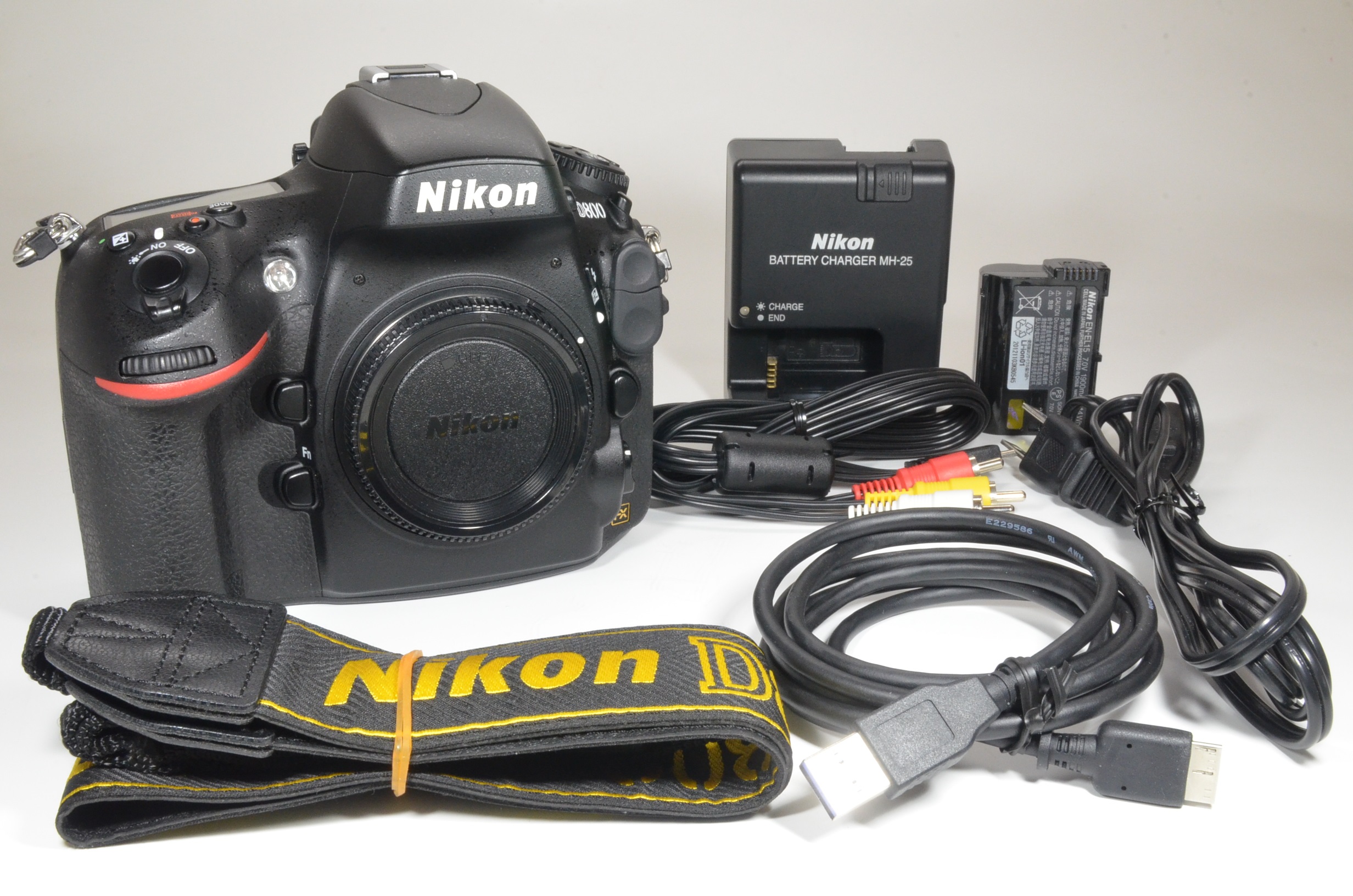 nikon d800 36.3mp digital slr camera body shutter count 9040