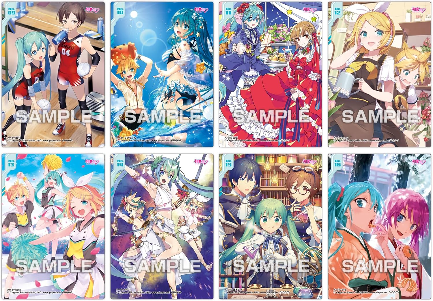 ENSKY Vocaloid HATSUNE MIKU KiraKira Clear Card Collection Genuine