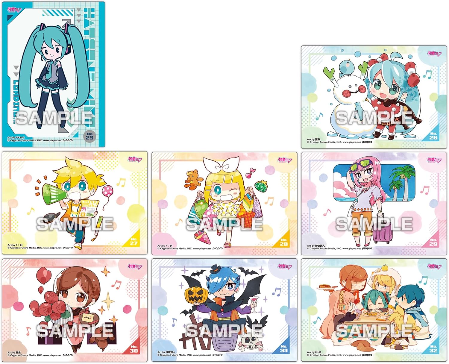 RAIZYU トレカ キラ ENSKY Vocaloid HATSUNE MIKU KiraKira Clear Card Collection Genuine