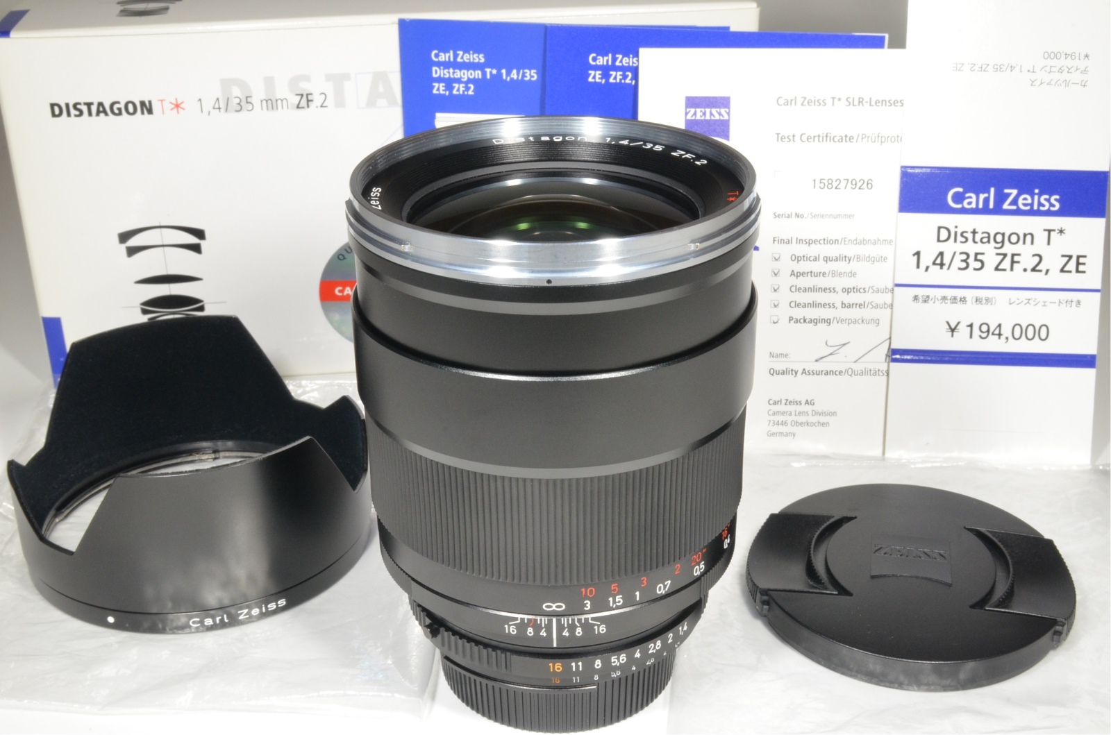 Carl Zeiss Distagon T* 35mm f1.4 ZF.2 for Nikon #a0510 – SuperB