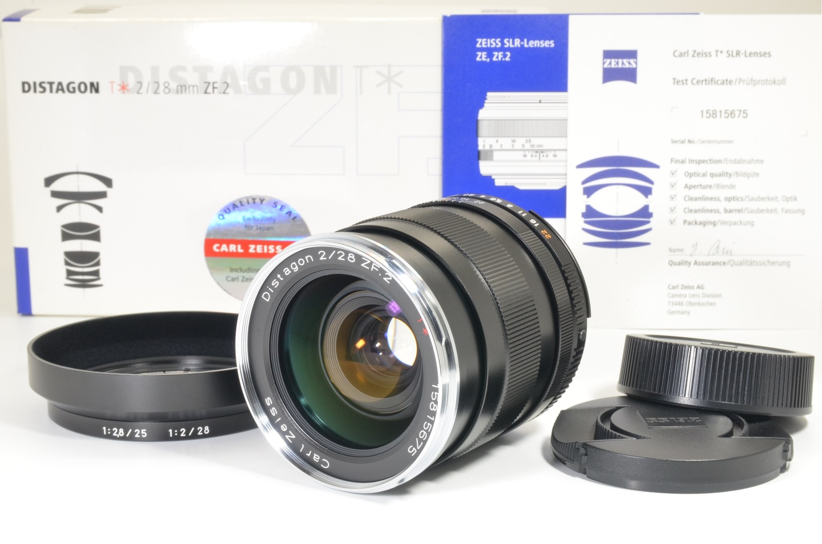 Knorrig Leninisme Sobriquette Carl Zeiss Distagon T* 28mm F2 ZF.2 Lens for Nikon F mount from Japan  #a1578 – SuperB JAPAN CAMERA