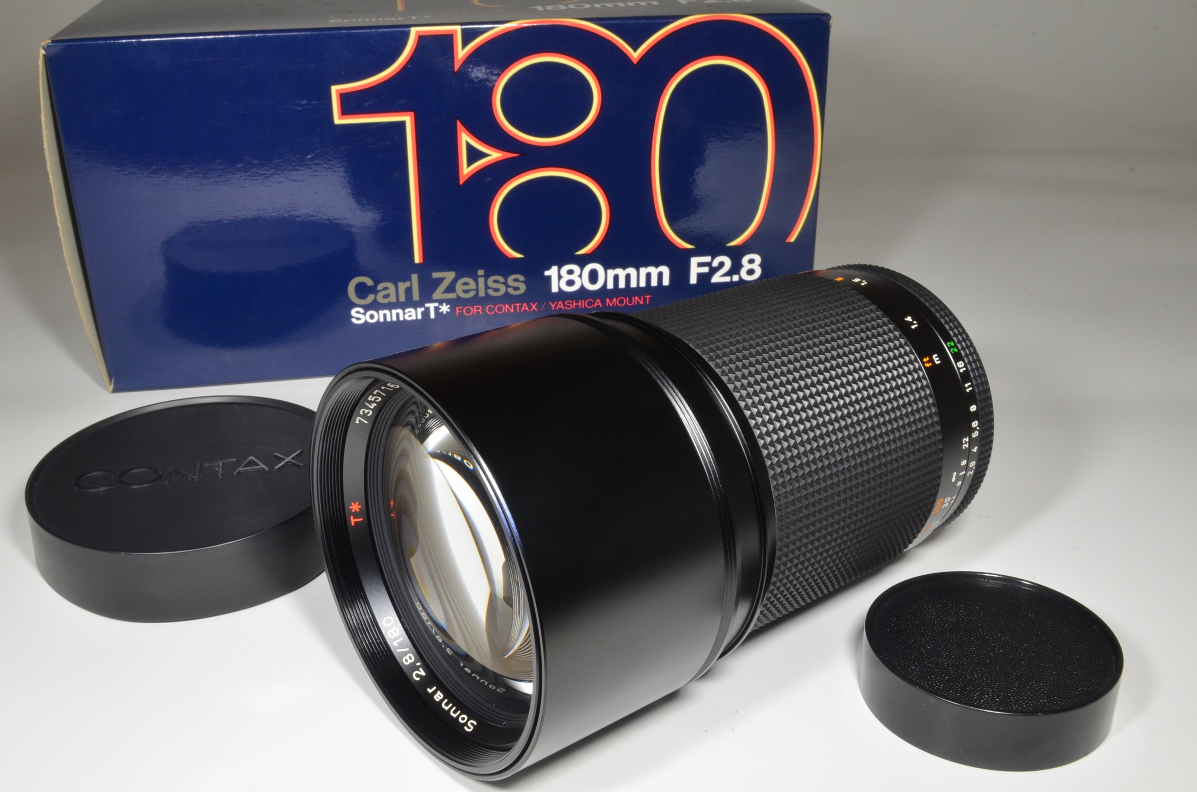 CONTAX Carl Zeiss Sonnar T* 180mm f2.8 MMJ #a0366 – SuperB JAPAN