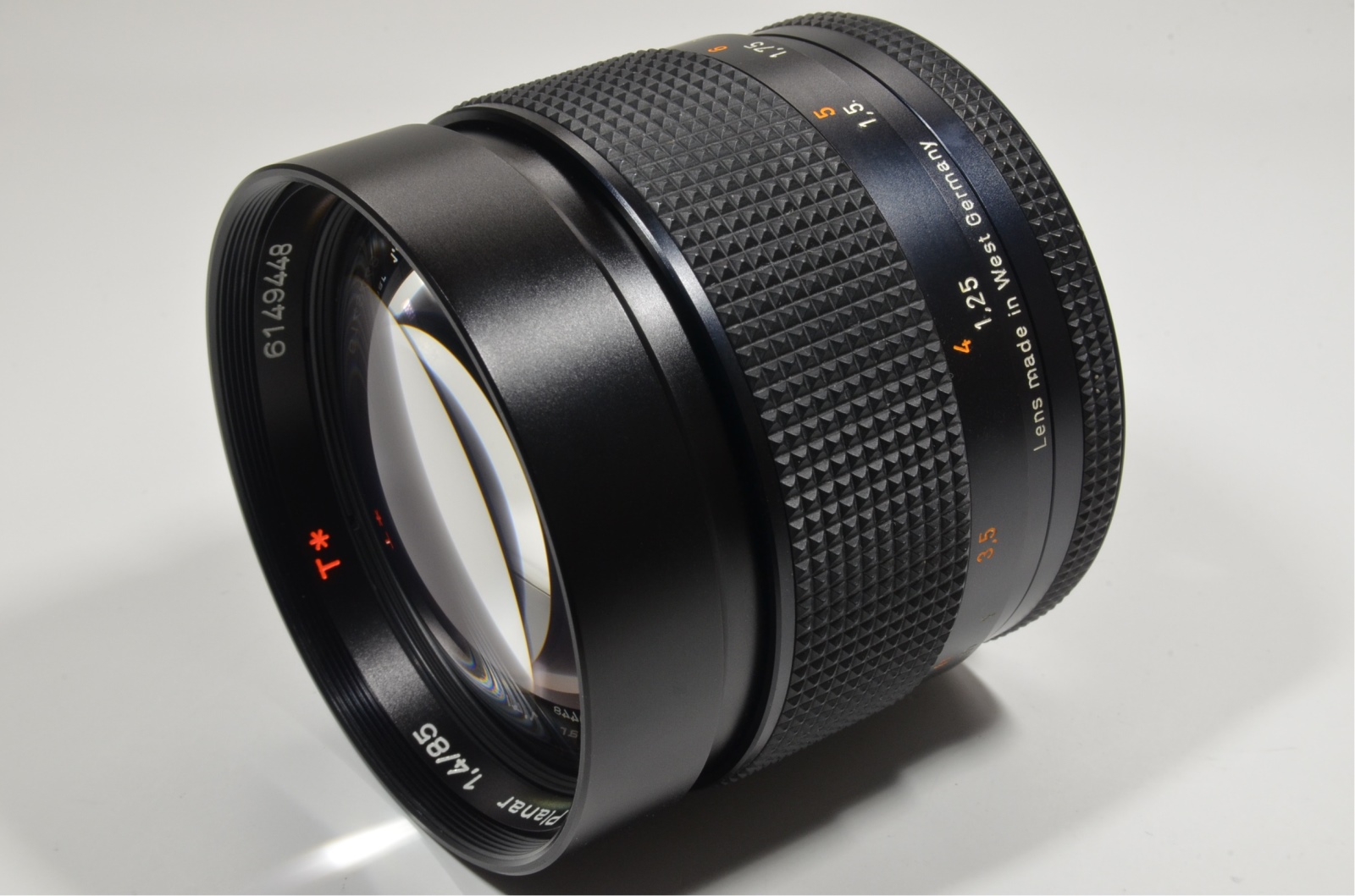 WEB限定カラー レンズ(単焦点) Carl Zeiss Planar 85mm F1.4 CONTAX 