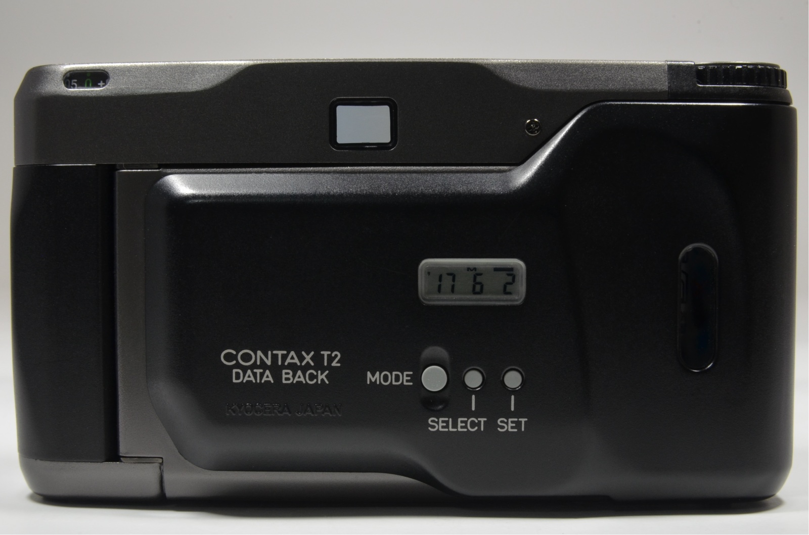 CONTAX T2 Titanium Black Data Back P&S 35mm Film Camera #a0654 