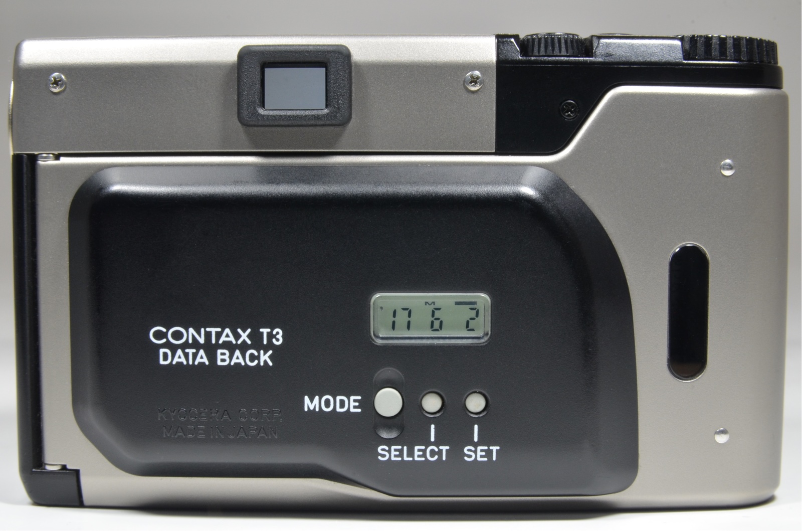 CONTAX T3 Data Back with Adapter, Filter and Lens Hood #a0655 
