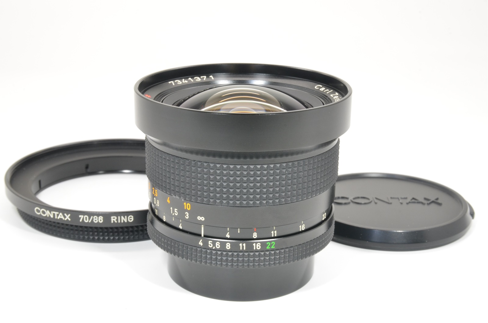 CONTAX Carl Zeiss Distagon T* 18mm f4 MMJ Japan with 70/86 RING 