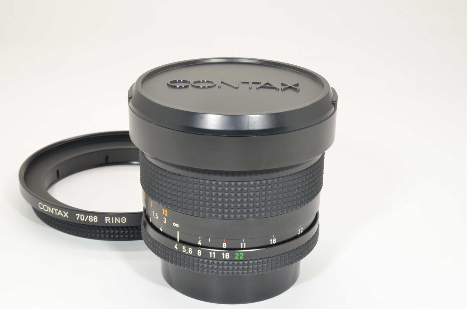 CONTAX Carl Zeiss Distagon T* 18mm f4 MMJ Japan with 70/86 RING 