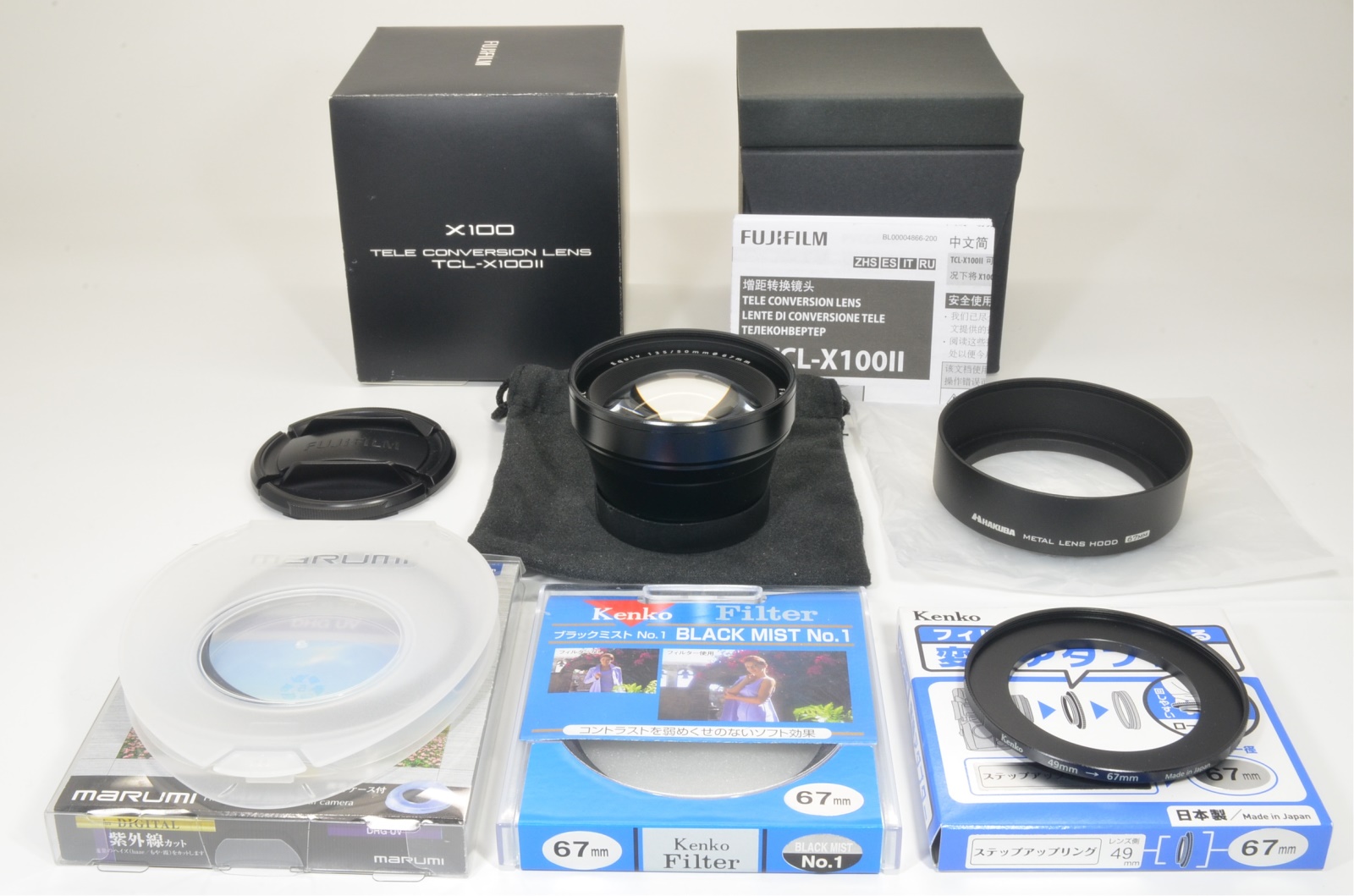 Watt mengsel vergeetachtig Fuji Fujifilm TCL-X100 II Tele Conversion Lens Black for X100F X100V #a1526  – SuperB JAPAN CAMERA