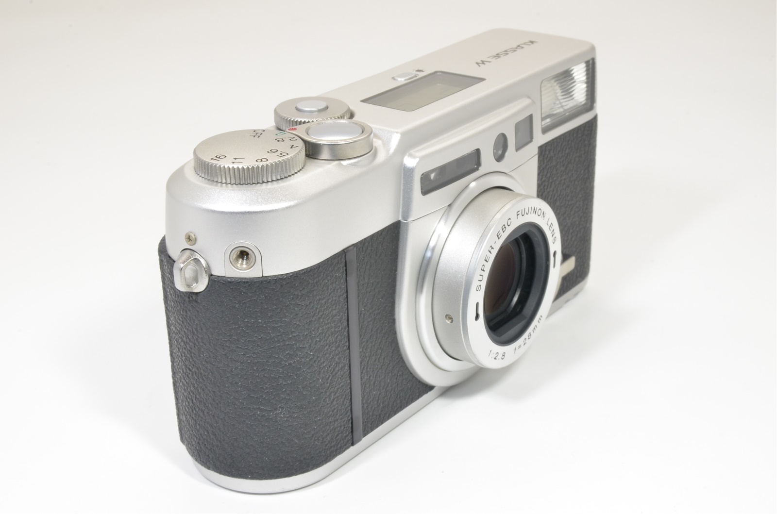 Fuji Fujifilm KLASSE W Silver 28mm f2.8 film camera from Japan 