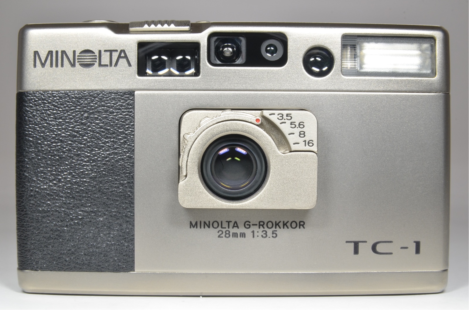 MINOLTA TC-1 Point & Shoot 35mm Film Camera 28mm f3.5 #a0861 