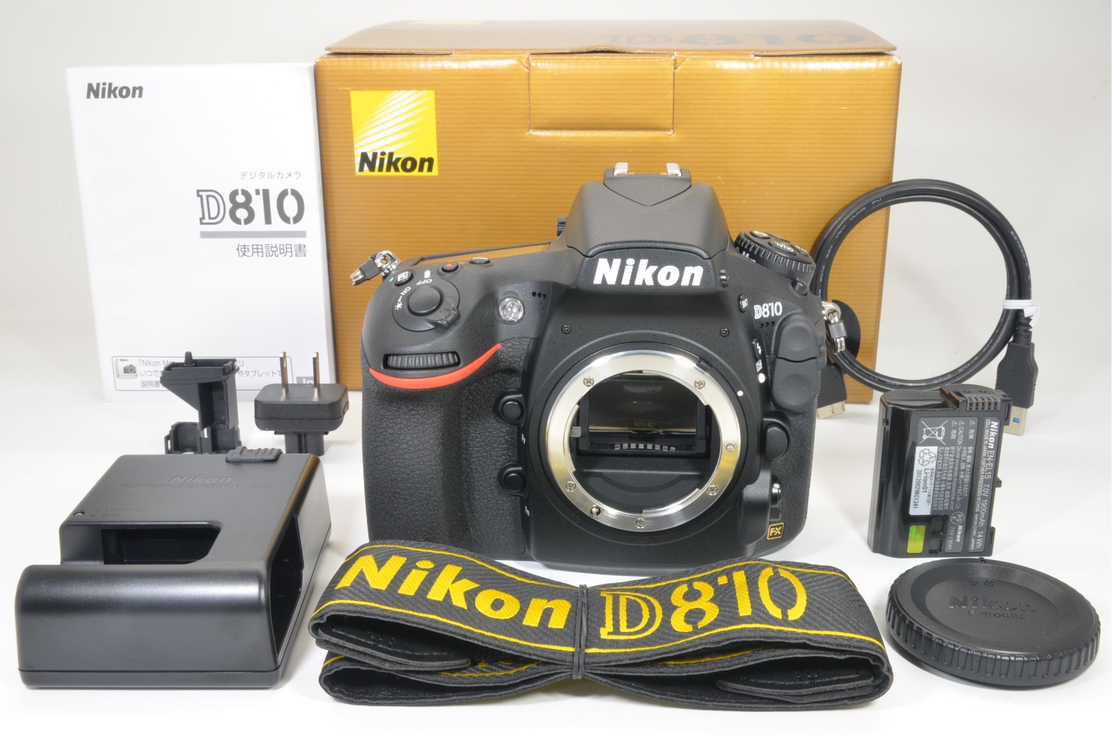 nikon d810 36.3mp dslr camera shutter count 482 barely used from japan