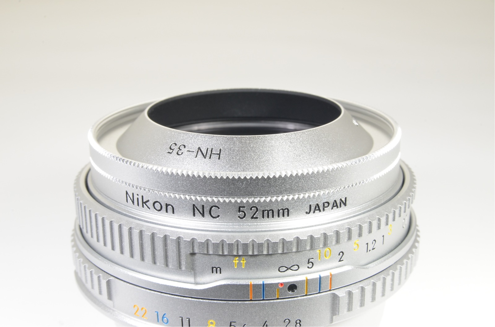 Nikon FM3A Silver 35mm Film Camera with Nikkor 45mm f/2.8P Film 