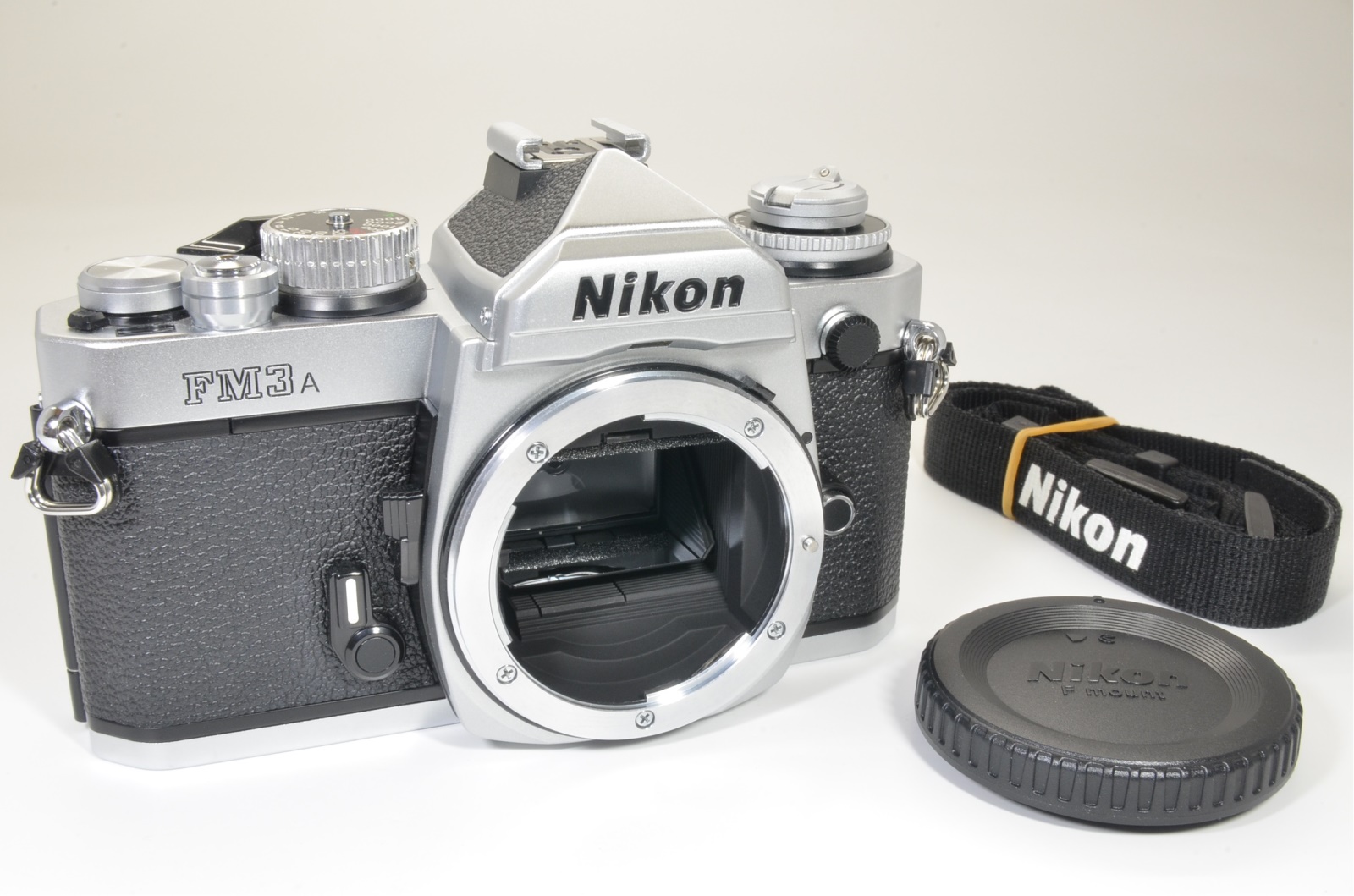 Nikon FM3A Silver 35mm Film Camera Body Film Tested #a1584