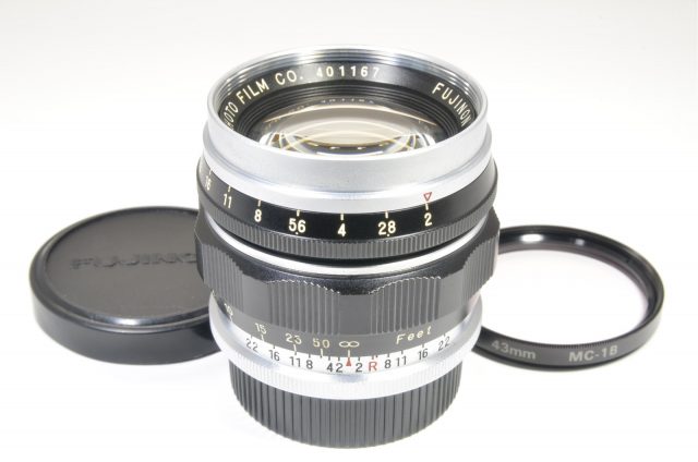 Fuji FUJINON 50mm 5cm f2 L mount Lens for Leica M39 L39 LTM